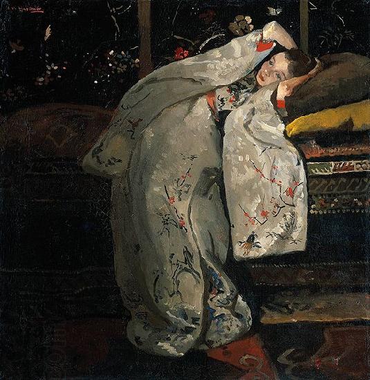 George Hendrik Breitner Girl in a White Kimono China oil painting art